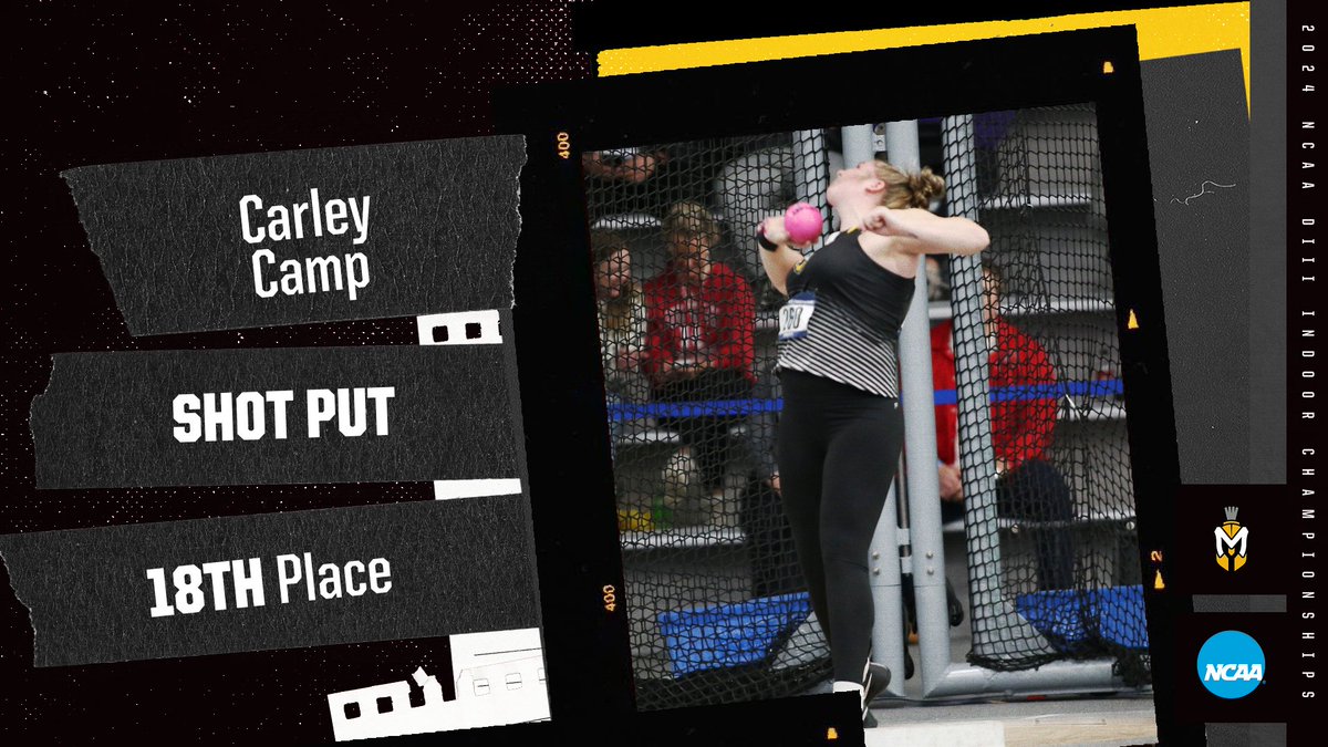 WITF: Carley Camp represented Manchester University in the shot put at the 2024 NCAA Division III Indoor Track &amp; Field Championships over the weekend! Camp brought home an 18th place in the event. 

Read: bit.ly/3TbY3RJ

#MUSpartans | #SpartanPride