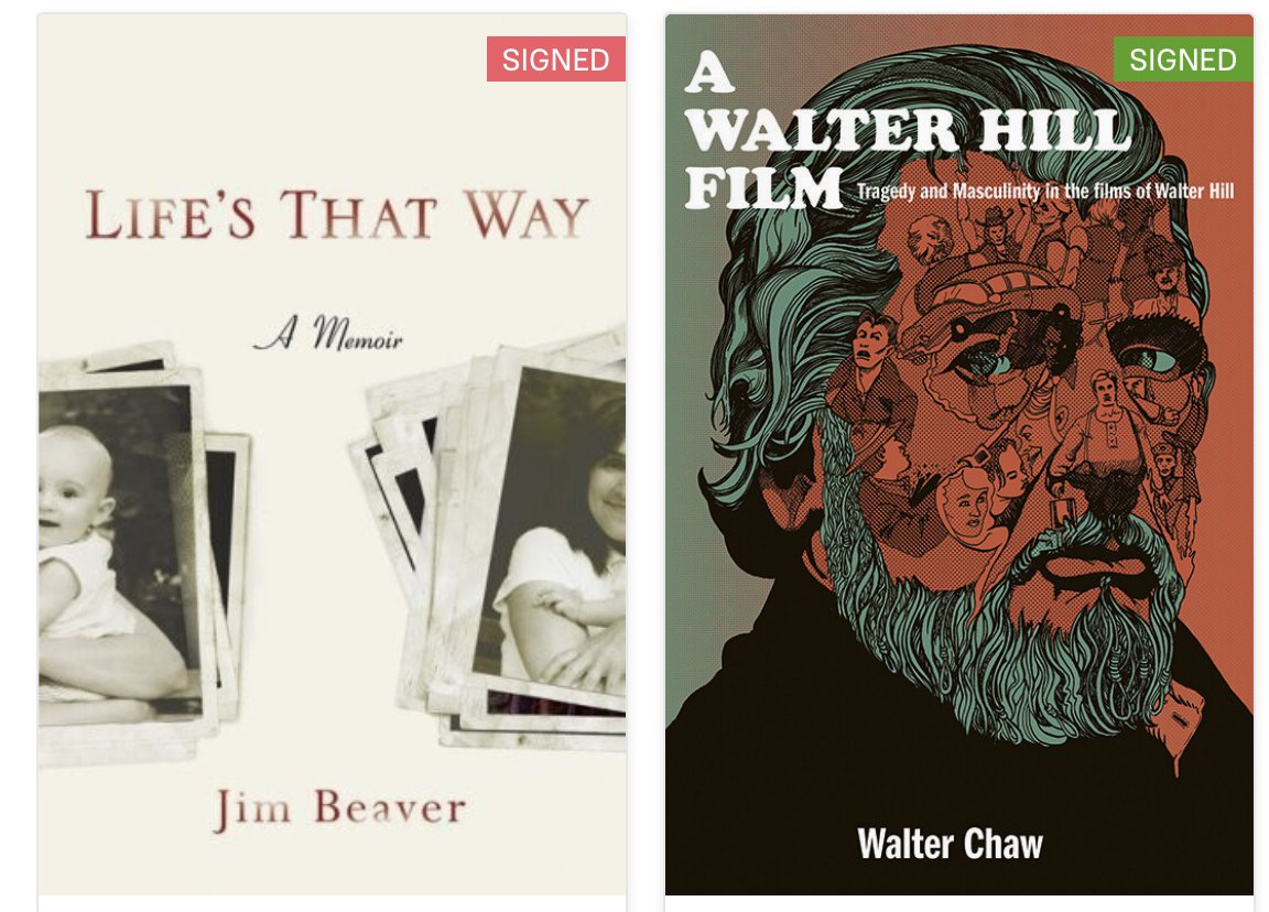 mattzollerseitz's tweet photo. In honor of the 20th anniversary of the debut of #Deadwood, everything in our Deadwood Collection is 20% off. Books on Deadwood the show & place; @mangiotto's Walter Hill book; themed soaps & more! Just use the discount code "GOLDRUSH" at checkout. LINK: https://t.co/8n4xHW5RJ0 https://t.co/FvEv27jgWr