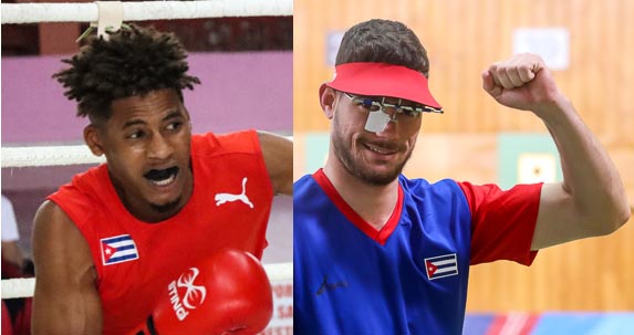 El boxeador Alajendro Claro Fiss y el tirador Di Ángelo Loriga Rodríguez aseguraron sus boletos para las citas olímpicas en la capital francesa.
#SanctiSpíritusEnMarcha
#Cuba 🇨🇺 <a href="/DiazCanelB/">Miguel Díaz-Canel Bermúdez</a>