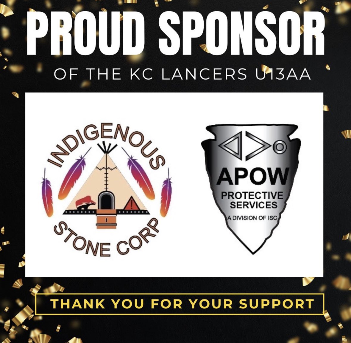 🚨 Sponsorship Shoutout! Thank you so much for your support of the Lancers this season! #LetsGoLancers