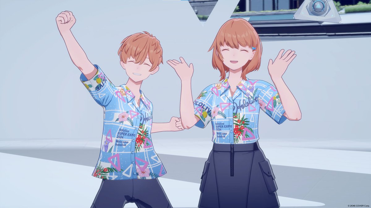 -Notice- After maintenance on Mar 13 JST, the ver 0.6.0 update will include a virtual avatar version of the 'hololive SUPER EXPO 2024 Aloha Shirt' for players to equip free for a limited time🌐 ▼Details holoearth.com/en/news/1387/ #Holoearth #hololivefesEXPO24