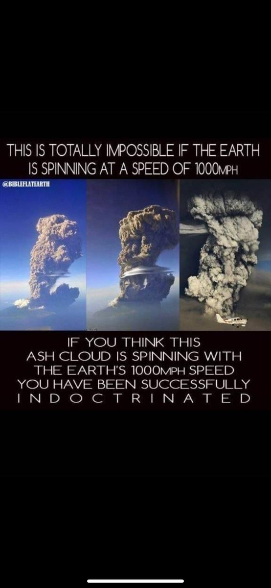 JasonHMacDonald's tweet photo. Imagine not understanding physics this much to make such a statement about indoctrination. Ignorance is bliss? #roundworld #velocity #speed #relativity #earthisround #logic https://t.co/3LjMarmNdF