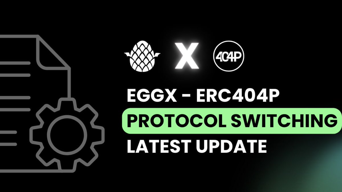 EGGX - <a href="/ERC404P/">ERC404 PRO</a>  Protocol Switching Latest Updates

1. EGGX Collectibles complete set rewards registration has been verified. Airdrops rewards will be distributed within the next 3 days to winners wallet. 

2. After sending airdrops to full sets NFT collectors, remaining
