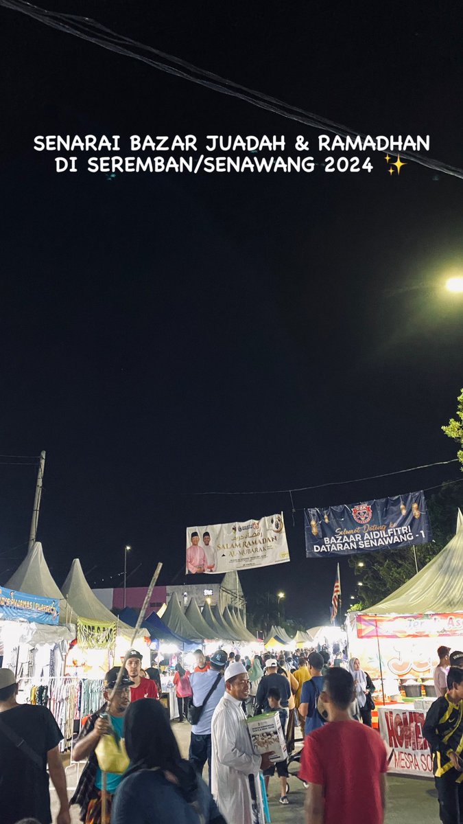 SenawangTV's tweet photo. AMBIL MAKLUM RAKYAT N9❤️💛🖤

Berikut lokasi Bazar Ramadhan Seremban/Senawang 2024.

• Stadium Paroi
• Taman Desa Dahlia
• Taman Matahari Height
• Pekan Senawang Jaya
• One Avenue S2
• Mydin Senawang
• Persiaran Metro Bandar Sri Sendayan
• Tempat letak kereta UTC Ampangan https://t.co/XpbAdbcMU6