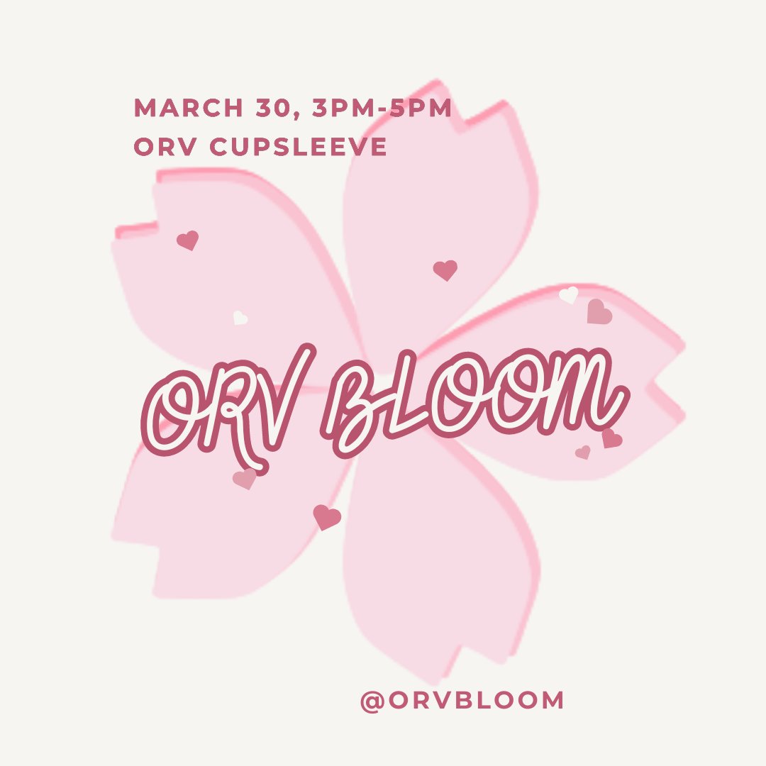 🌸Calling all constellations and incarnations🌸 ORV Bloom will be taking place Saturday March 30th, Day 2 of Sakuracon from 3pm to 5pm at R&B Tea Downtown Seattle~ Cupsleeve merchandise is first come first serve with purchase of a drink
