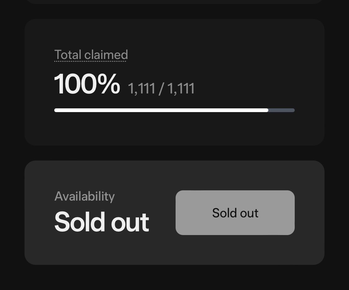 Ty so much for your support.

Check announcements in discord for clarity on what's next - buyers of champions on the secondary market will be rewarded.

🐒🫶🫵