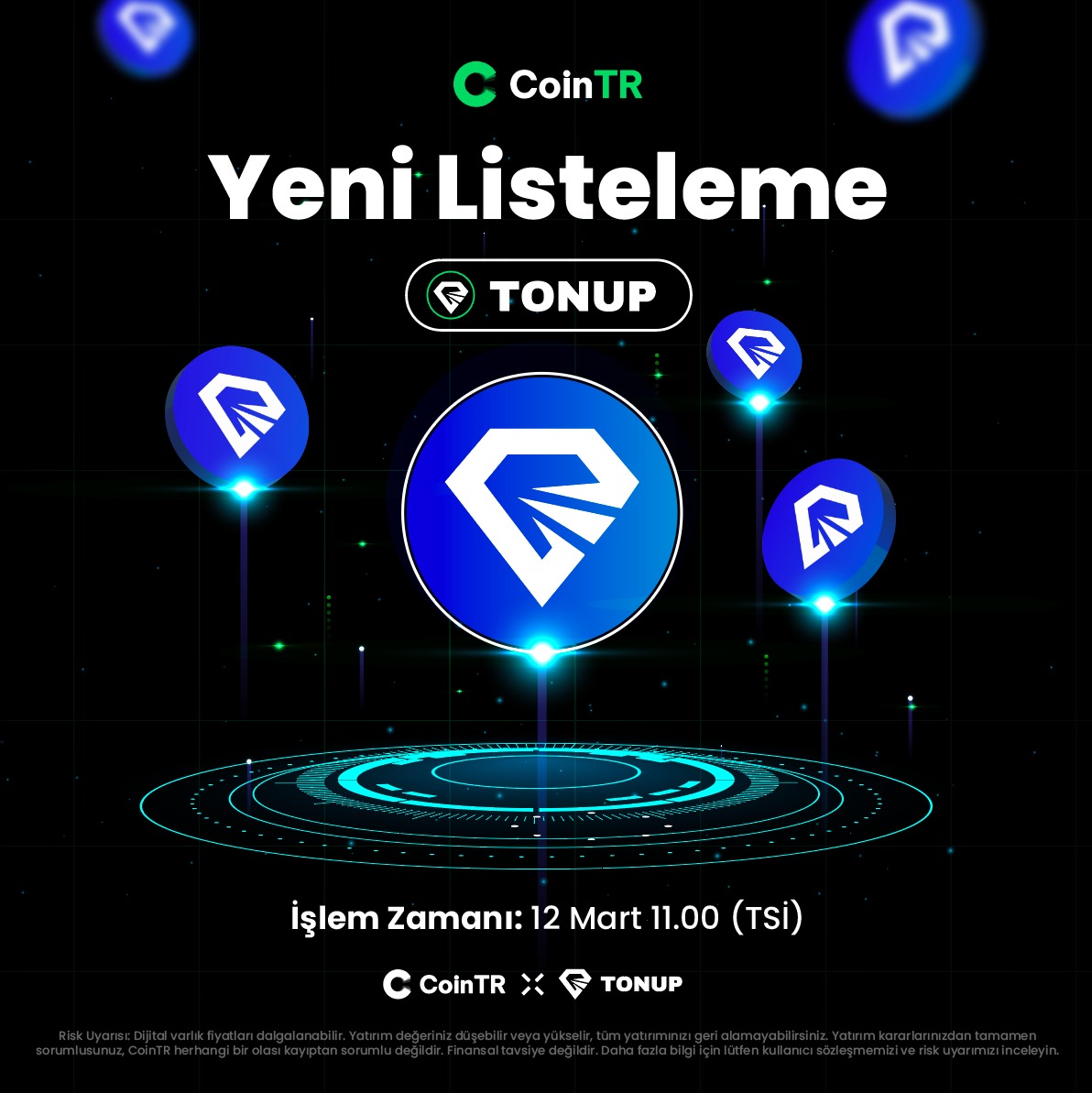 CoinTRTurkiye's tweet photo. #CoinTR YENİ LİSTELEME $TON
@TonUP_io
 🔥🔥🔥

⏰Yatırma: 12 Mart 10.00 (TSİ)

⏰İşlem: 12 Mart 11.00 (TSİ)

⏰Çekme: 12 Mart 12.00 (TSİ)

📌 Daha fazla ayrıntı: https://t.co/EFLS3UmCgy https://t.co/fSrxQZ2qBP