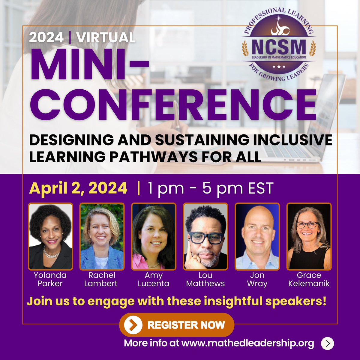 🕙 It’s less than a month away! Join us April 2, 2024 for NCSM’s virtual Mini-Conference! Hear from dynamic presenters, network with other leaders, and restock your toolbox. Register:  ncsm.memberclicks.net/2024-virtual-m… Stay tuned for more updates! #NCSMBOLD #April2nd