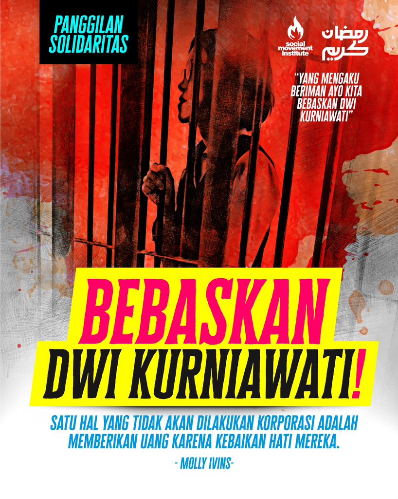 suluhpergerakan's tweet photo. Kata yang paling benting dalam kelas pekerja adalah SOLIDARITAS !!! (Harry Bridges)

Upahnya selama 3 bulan tidak dibayarkan, akta kelahirannya ditahan pihak perusahaan. Dwi menuntut, namun justru ia dilaporkan balik dan mendekam dibalik jeruji https://t.co/I2Q10yB0dt