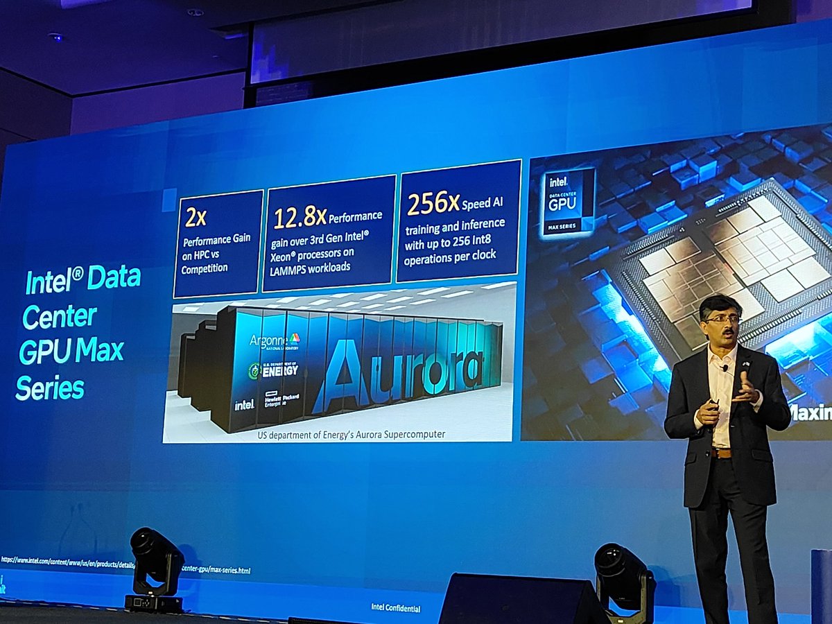 Good to see Intel @intel  projecting @HPE #HPE Super Computing initiatives as one of the AI success stories..   HPE #AINATIVE architecture  is real..