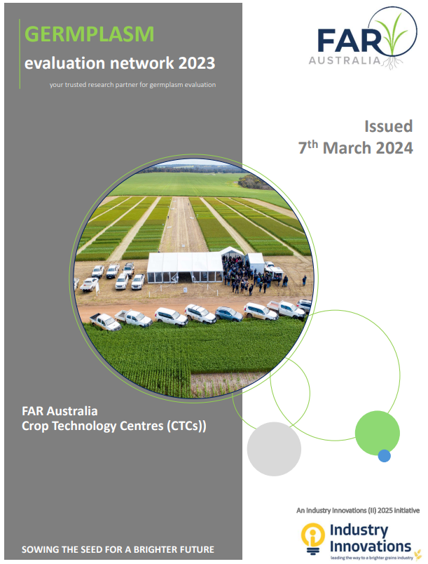 How did our Industry Innovations Germplasm Evaluation Network (GEN) trials perform in 2023? Find out which wheat and barley cultivars performed best across five of our Crop Technology Centres located in NSW, VIC, TAS, SA and WA: faraustralia.com.au/wp-content/upl…