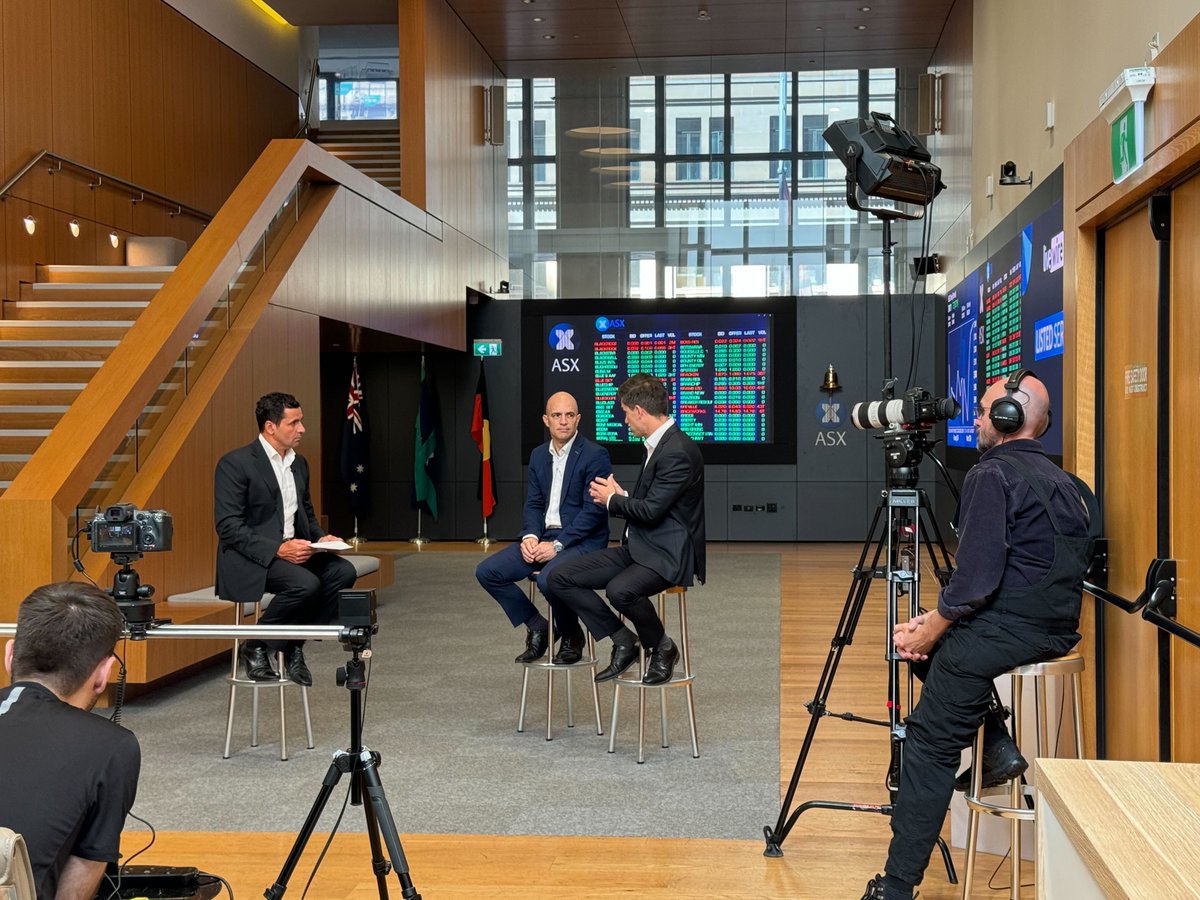 Another sneak peak behind the scenes for the Listed Series 2024 with our own @Jimmy_Marlay, @BetaShares' Cameron Gleeson and @KodaCapital's Sebastian Ferrando. #ETFs #investing