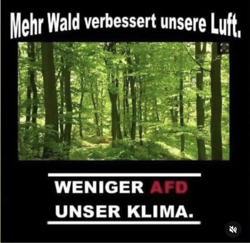 Jeden Tag daran erinnern...

dass die #afd keine demokratische Partei, sondern eine faschistische, unsoziale, frauenfeindliche, homofeindliche und rassistische Vereinigung von Rechtsextremist*innen ist, die vom Verfassungsschutz beobachtet wird. 

gemopst von <a href="/lupus_woelfin/">Lupine</a>
