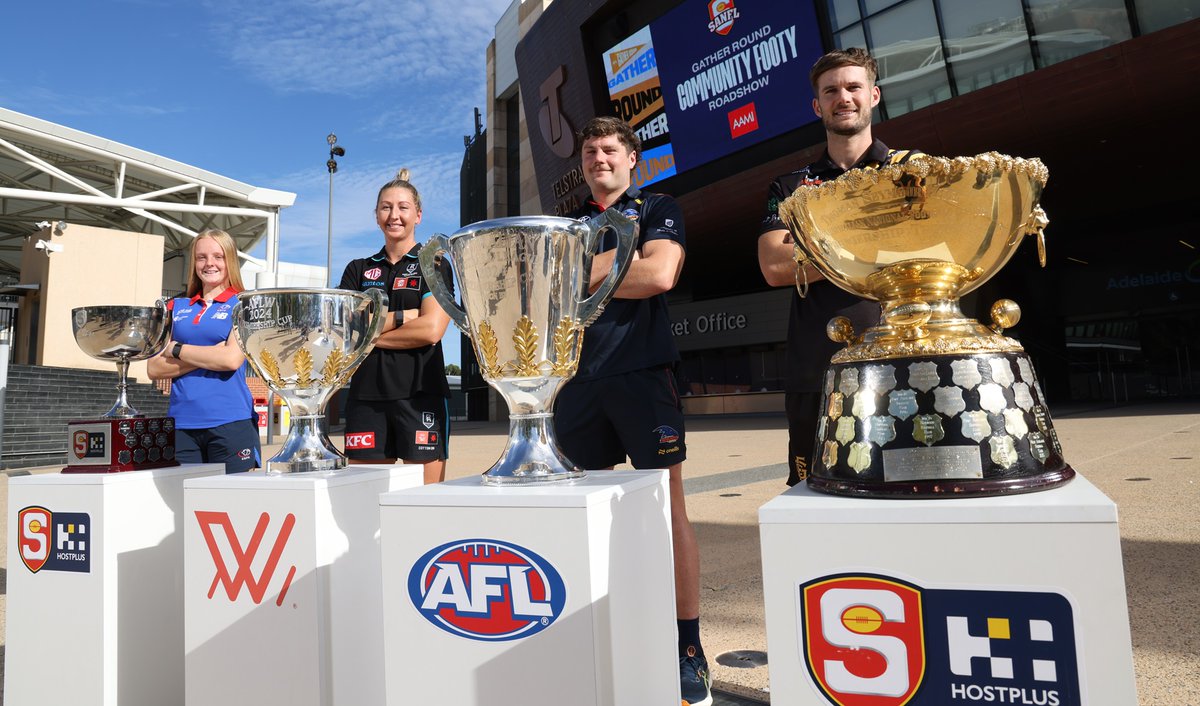 The Gather Round Community Footy Roadshow kicks off today, travelling to over 30 regional SA towns across 21 days. The Roadshow features family-friendly activities & footy educational sessions in some of SA’s smaller communities & larger regional centres: tourism.sa.gov.au/news-articles/….