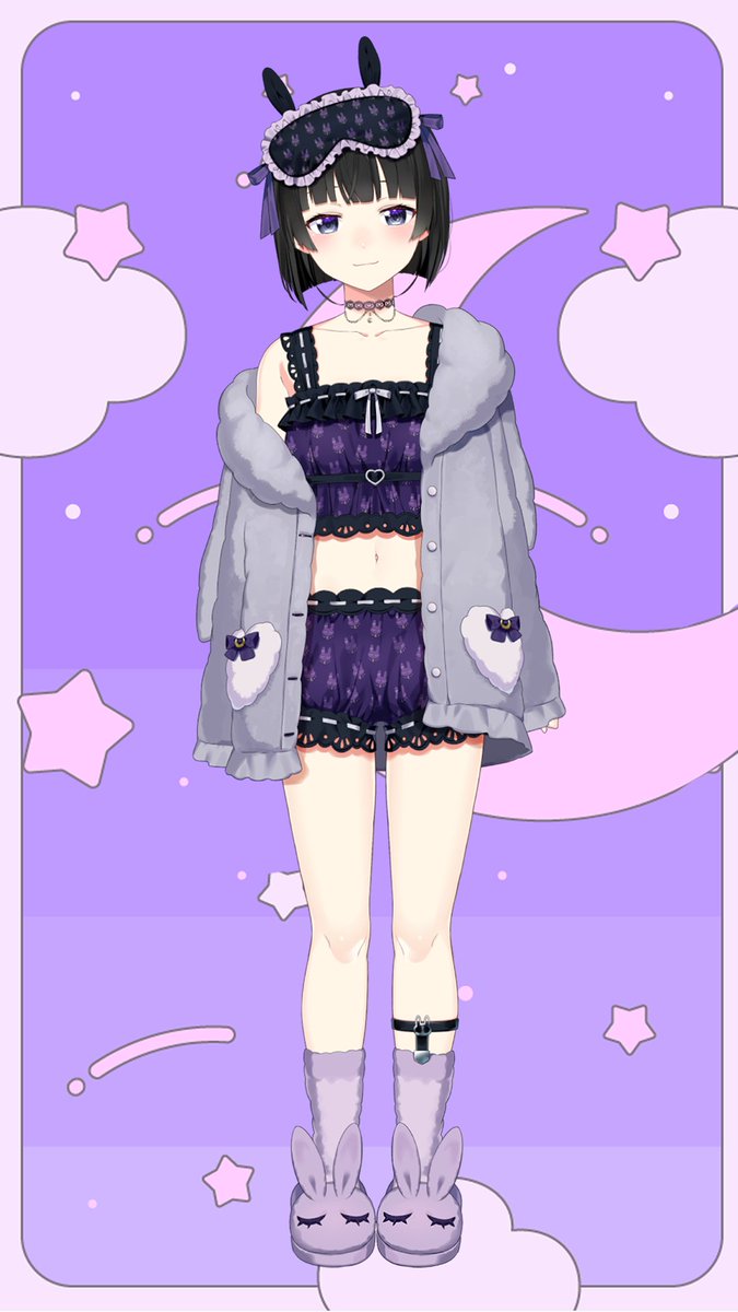 RT @MitoTsukino: 似合いそうな割には全然紫の服持ってないな……と思い