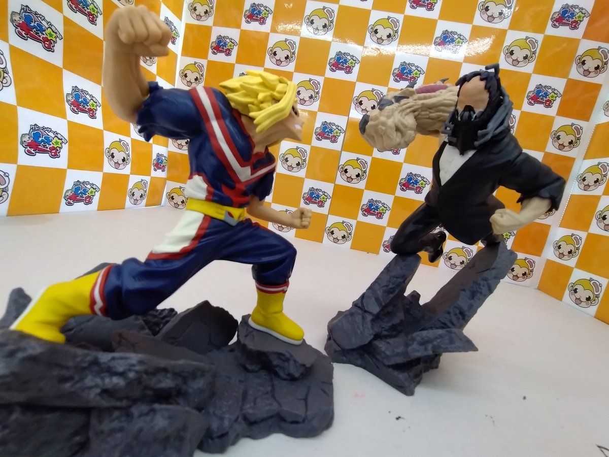 Chibakan_Prize's tweet photo. 新景品入荷しました！

・僕のヒーローアカデミア Combination Battle -ALL MIGHT-

・僕のヒーローアカデミア Combination Battle -ALL FOR ONE-

＃もってきーな酒々井店
＃CombinationBattle
＃僕のヒーローアカデミア
＃ヒロアカ
＃オールマイト
＃オールフォーワン
＃次は君だ https://t.co/sy0AajJASw