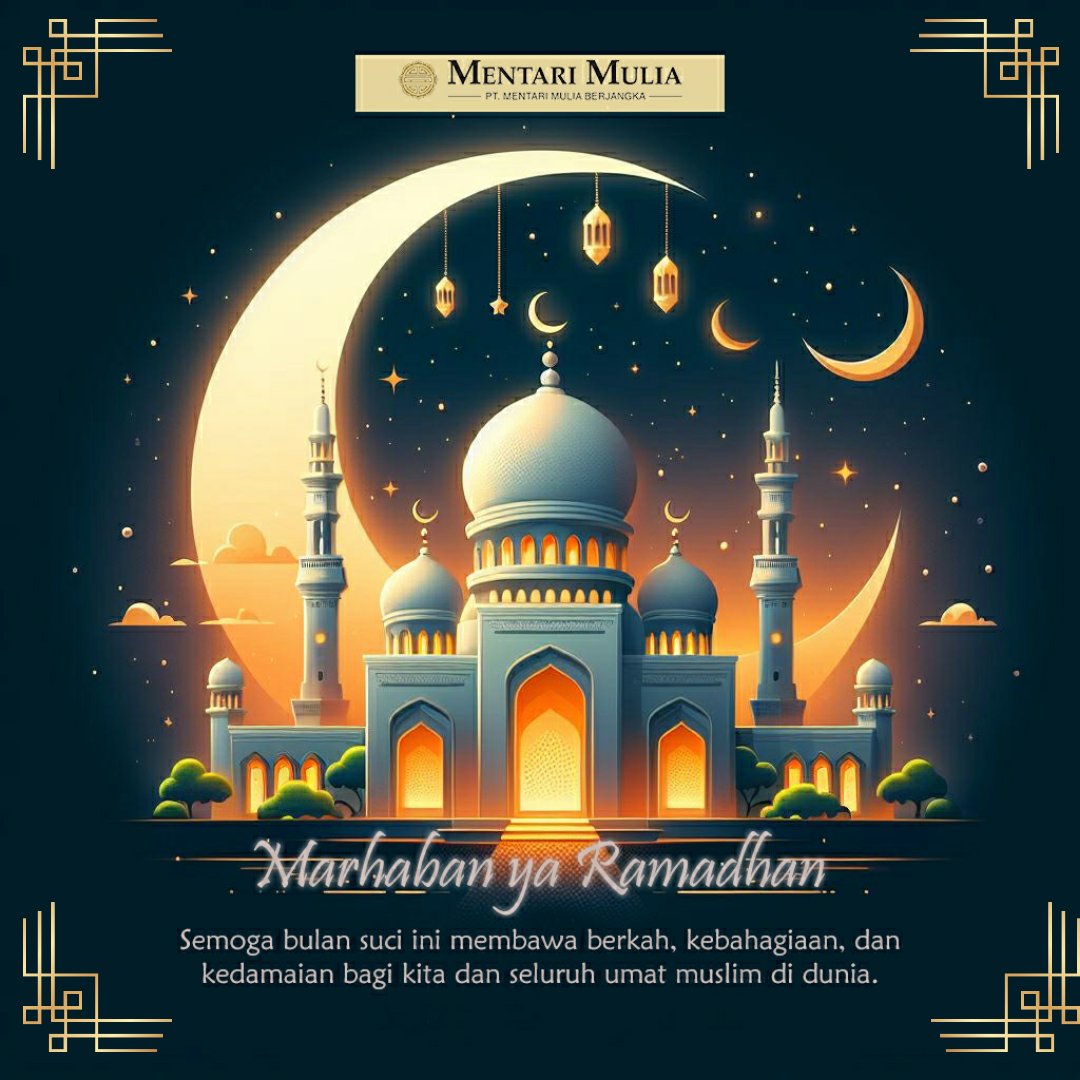 idmentarimulia's tweet photo. Marhaban ya Ramadhan. Selamat menunaikan ibadah puasa. Semoga bulan suci ini membawa berkah, kebahagiaan, dan kedamaian bagi kita dan seluruh umat muslim di dunia. 

#ramadhankareem #ramadhanmubarak https://t.co/BoJ4rJIohU