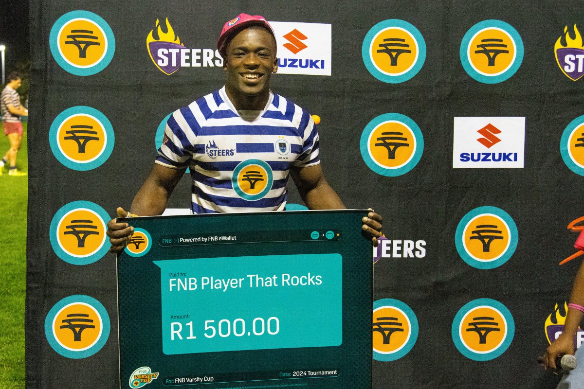 Ikey Tigers (@ikeytigers) on Twitter photo He slips a tackle, he breaks the line, he scores! Absolute CRACKER of a pic!!! <a href="/varsitycup/">Varsity Cup</a> Player That Rocks from last night's game, the mercurial Ntokozo Makhaza ... AIRBORNE!!! He slips a tackle, he breaks the line, he scores! Absolute CRACKER of a pic!!! <a href="/varsitycup/">Varsity Cup</a> Player That Rocks from last night's game, the mercurial Ntokozo Makhaza ... AIRBORNE!!!