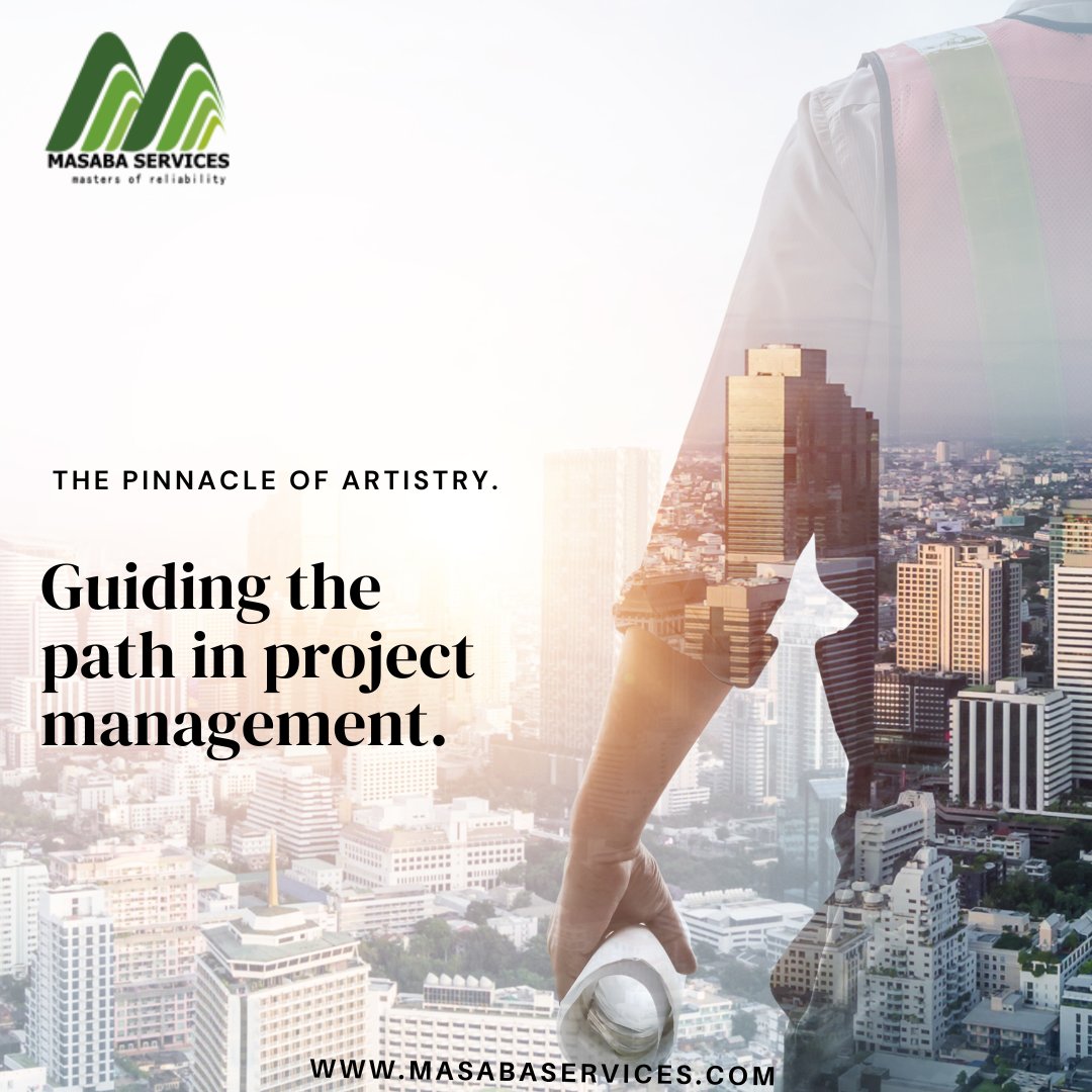 MasabaServices's tweet photo. Elevate your projects to the pinnacle of artistry with our mastery in project management. As guardians of reliability, we not only meet but exceed expectations, ensuring timelines are surpassed and deliveries are exceptional. #ProjectMasters #ReliabilityRedefined #Exceeding https://t.co/XRwP1lBLjd