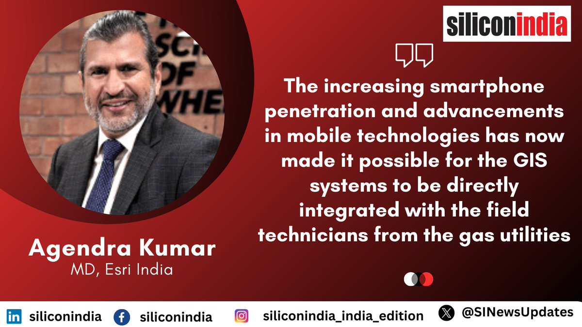 GIS Enhancing the Efficiency of Gas Distribution in Cities

@agendra, MD, @EsriIndia

Read more: goo.su/RWZ1F

#GIStechnology #GISsystems #GeospatialTechnologies #GasDistribution #networkmanagement