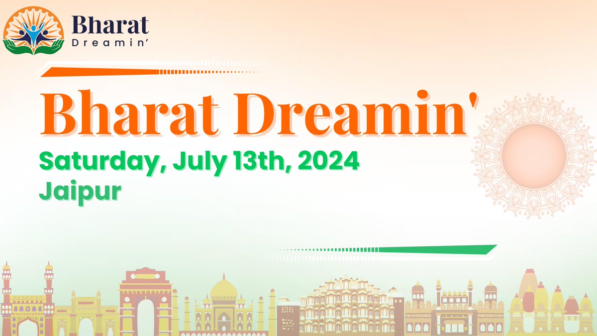 Bharat Dreamin (@bharatdreamin) on Twitter photo Namaste Salesforce Ohana🙏🏻
We are absolutely thrilled to announce incredibly exciting news
🗓️ Save the Date: Saturday, 13th July, 2024
📍 Location: Jaipur, Rajasthan, India
#trailblazercommunity #BharatDreamin <a href="/JyothsnaBitra/">Jyothsna Bitra (JB)</a> <a href="/kdsharmas/">Kuldeep Sharma</a> <a href="/iamKapilBatra/">Kapil Batra</a> <a href="/omprakash_it/">Om Prakash</a> #salesforce Namaste Salesforce Ohana🙏🏻
We are absolutely thrilled to announce incredibly exciting news
🗓️ Save the Date: Saturday, 13th July, 2024
📍 Location: Jaipur, Rajasthan, India
#trailblazercommunity #BharatDreamin <a href="/JyothsnaBitra/">Jyothsna Bitra (JB)</a> <a href="/kdsharmas/">Kuldeep Sharma</a> <a href="/iamKapilBatra/">Kapil Batra</a> <a href="/omprakash_it/">Om Prakash</a> #salesforce