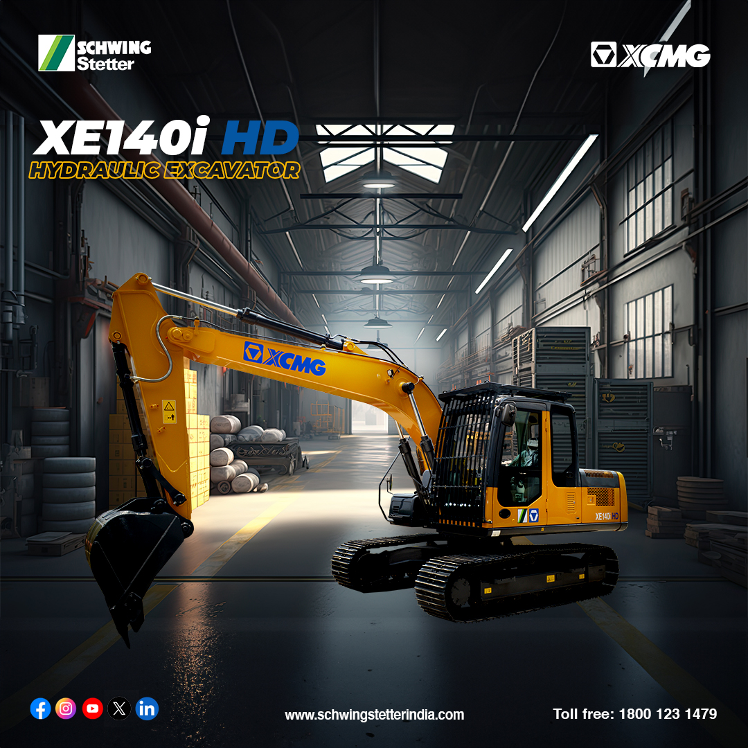 XCMG XE140i HD
Designed to master in performance & fuel efficiency, a robust and efficient engine, smart hydraulics, and premium operator comfort!
#schwingstetterindia #xcmg #xcmgindia #schwingxcmg #buildtogetherwithschwingstetter #excavators #hydraulicexcavator #excavation