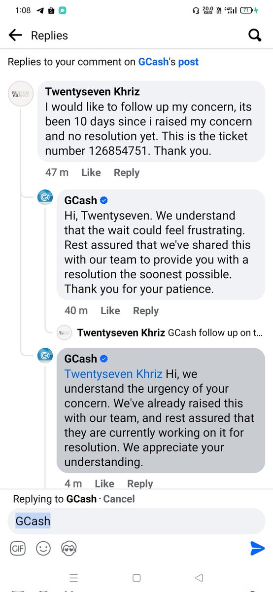 chris03859926's tweet photo. @gcashofficial @gcashofficial @gcashofficial ano na? saan na ang support team? https://t.co/TN8RXcXyHm