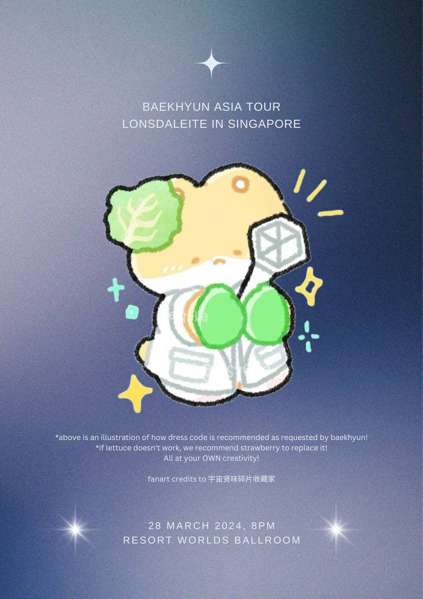 qtpiebyunbaek's tweet photo. ATTN: DRESS CODE 👀

Can you believe Lonsdaleite in Singapore is in 16 days...!? 🇸🇬

The Singapore fan project team has prepared the dress code notice for Singapore's show according to Baekhyun's request 🤍💚🩷

And we have more surprises coming up for everyone so hurry join our Telegram Channel and get the latest updates 📰🥰

https://t.co/JyCvxBHnVW
