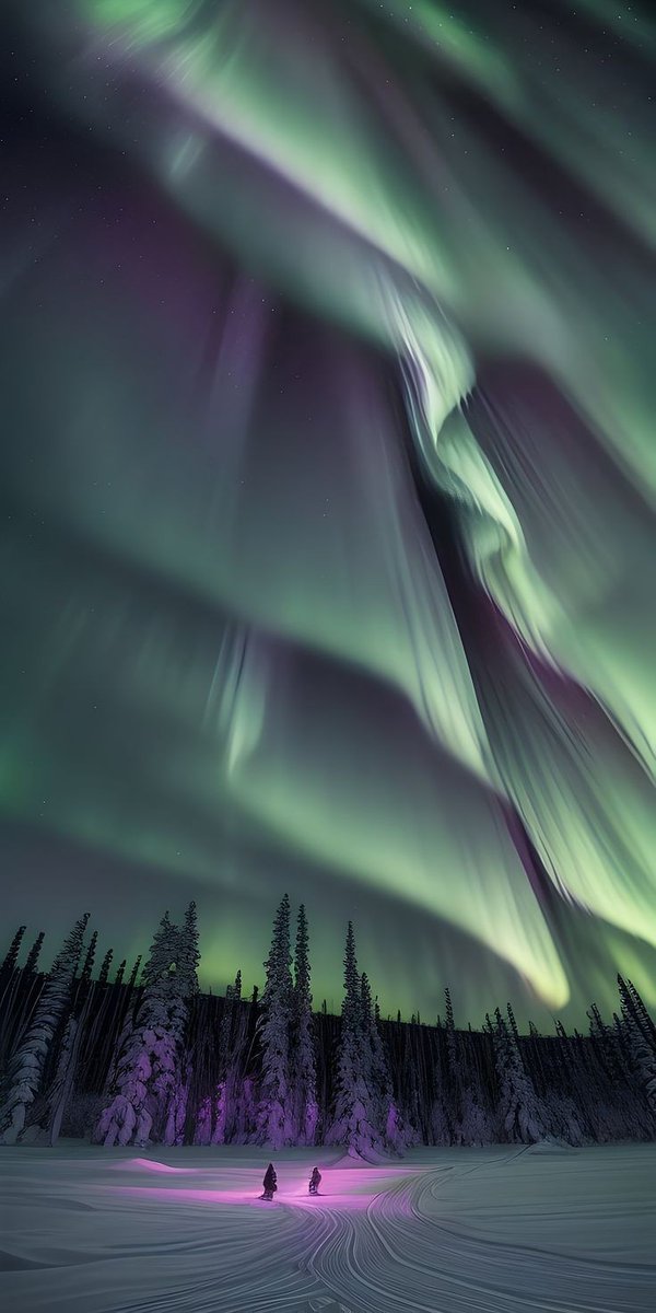 #GoodMorningEveryone Northern Lights Magic