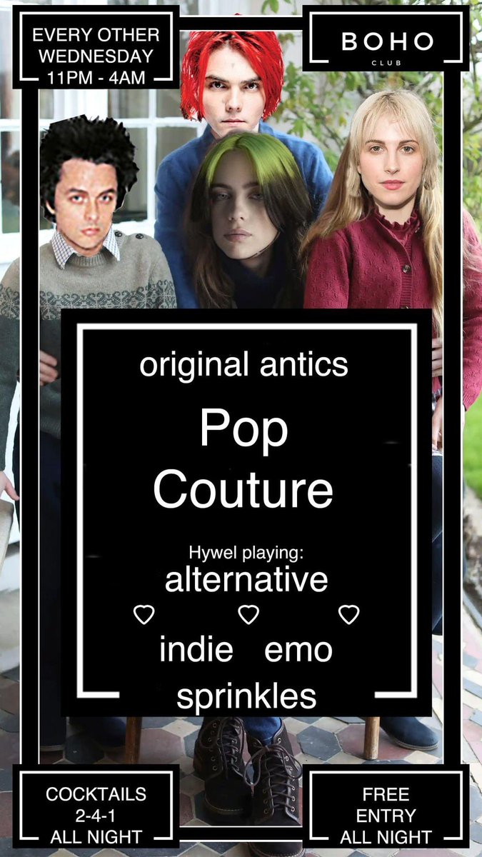 This Wednesday at Boho….