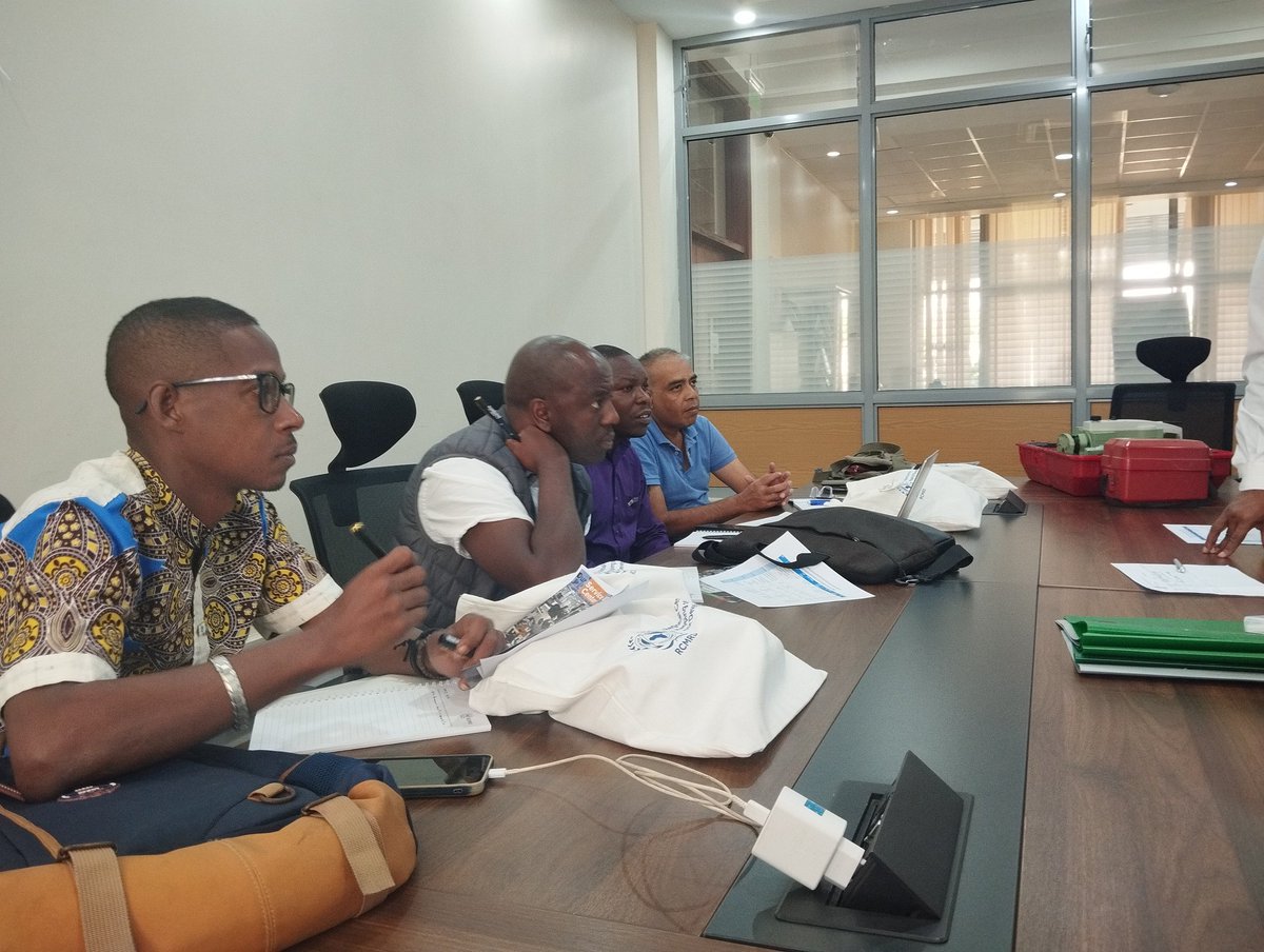 mjochari's tweet photo. RCMRD, In it's effort to serve it's member states, conducts trainings on basic survey instrument maintenance and adjustment every year to sponsored participants from various member states. This week, we are having four participants from South Africa, Comoros, Rwanda and Mauritius https://t.co/MeH4XFtSWP