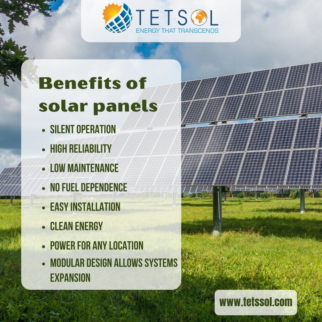 Benefits of solar panels Visit Us: tetssol.com tetstech.com . . . . . #tets #solarpowerplant #solarpanel #solarhouse #subsidy #solarenergy #solarpanel #greenenergy #solarpanels #solarpower