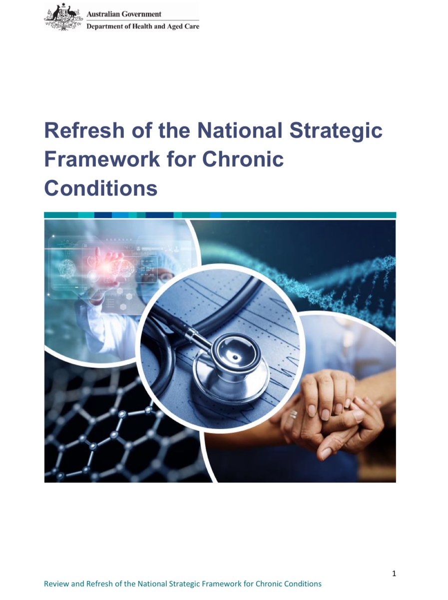 The @healthgovau’s #consultation on the National Strategic Framework for Chronic Conditions is a mechanism to raise challenges & opportunities to track progress & improve Australians’ mental & physical health & wellbeing. #PreventiveMentalHealth2024 🔗 consultations.health.gov.au/hearing-servic…