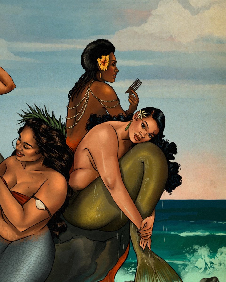 This can be my one tweet for the year, new piece  “Mataika Lagoon” 💞🌺 🫶🏼 because representation matters!!! #Pasifika