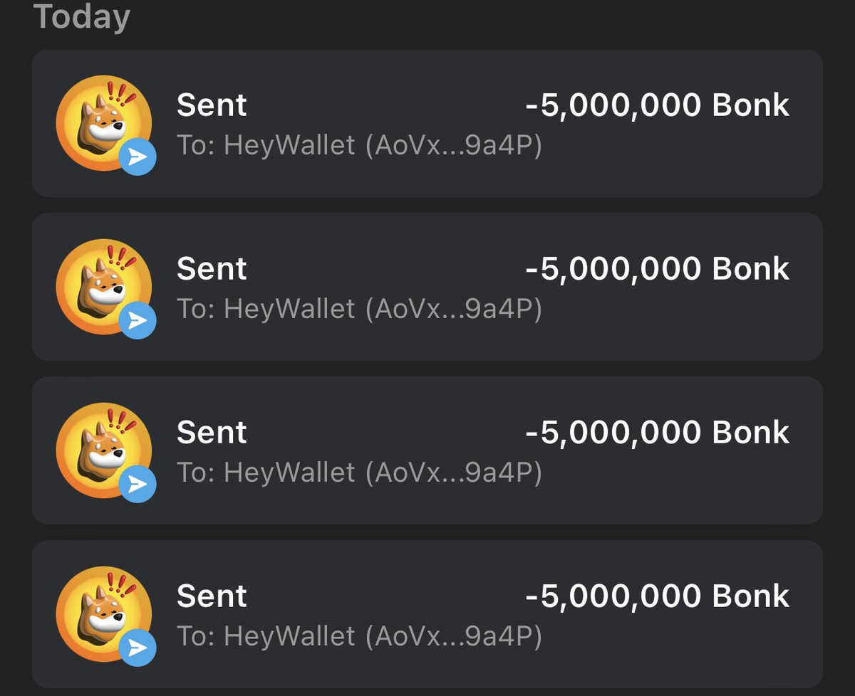 #heywallet send 10000 $BONK to first 200 retweet and like 

LETS FARM $BLOCK TOGETHER 
<a href="/GetBlockGames/">BlockGames</a> <a href="/GaiminIo/">GAIMIN</a> #airdrop 
Don’t fade the given opportunity 
GM

$FLOKI $GROK $WIF $BTC $ETH $SOL $XRP $INJ $METIS $PEPE $DOGE $PYTH $WEN $JUP