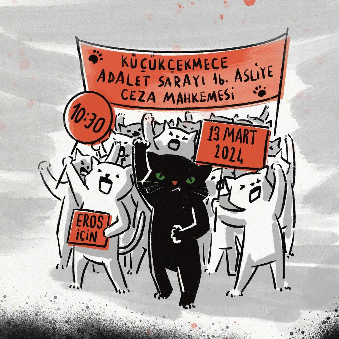 Yarın günlerden #ErosİçinAdalet

300 bini aşkın kişi bu kampanyayı imzalayarak #İbrahimKeloğlanTutuklansın dedi.

Yarınki duruşma öncesi sen de imzanı ekle, paylaş:
👉 chng.it/km5jv5nn

illüstrasyon: Suzan Kiryaman