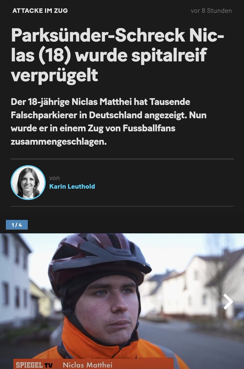 Peter_M_Stocker's tweet photo. So @SPIEGELTV gratuliere....da habt ihr ganze Arbeit geleistet! Und nein...euer herablassender Film und die Tatsache das ihr ihn mit Nahmen und Wohnort genannt habt hat sicherlich nichts damit zu tun😏 Ihr habt den Jungen auf dem Gewissen!! https://t.co/BC9EDr5Sed