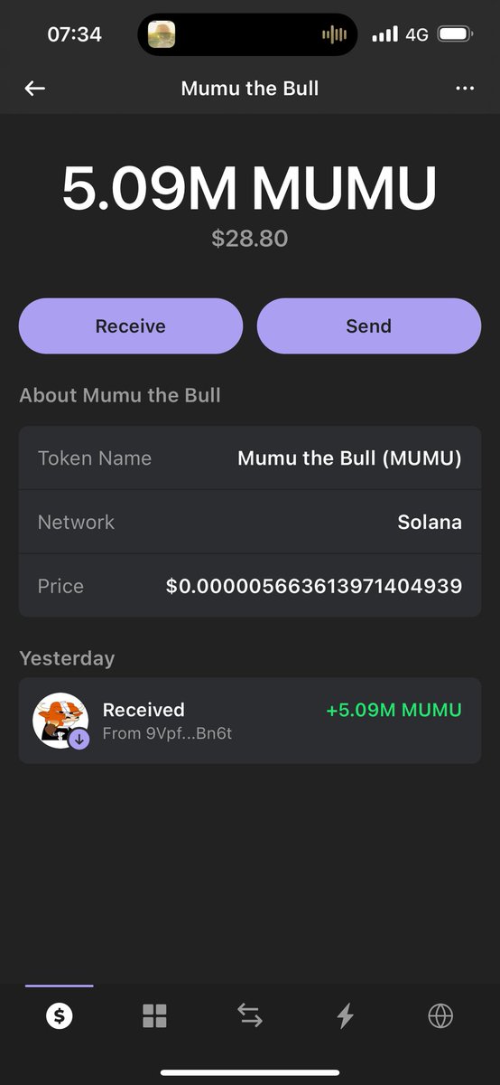 I got airdroped $MUMU and its worth 30 bucks. Any idea if I should sell it or keep it?