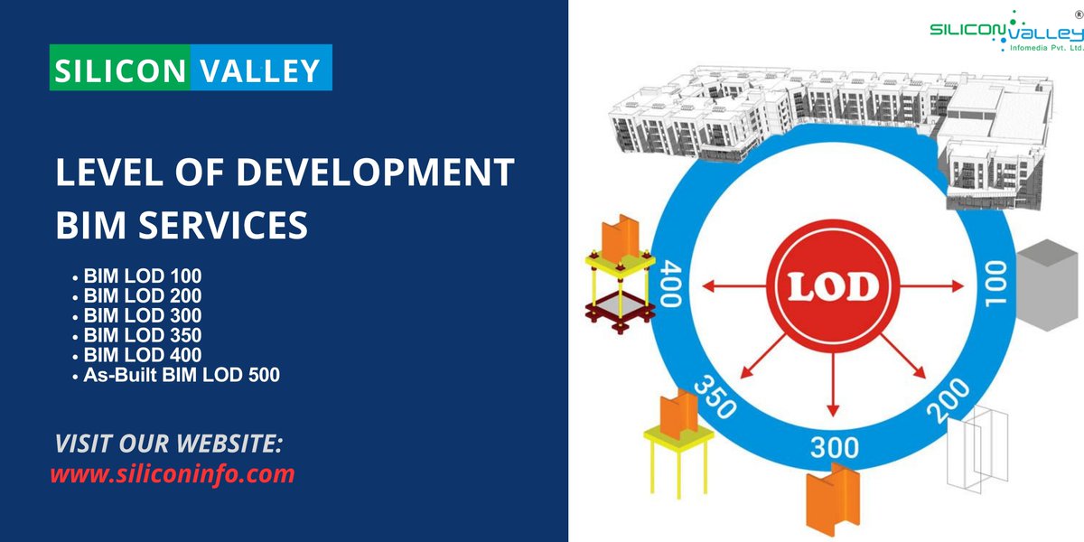 silicon_ltd's tweet image. Silicon Valley excels in assisting building projects at various stages through its Level of Development BIM services. We craft detailed Building Information Models, leveraging our proficiency in BIM technology.  #LevelOfDevelopment #BIMServices #BIM 

🌐siliconinfo.com/building-infor…