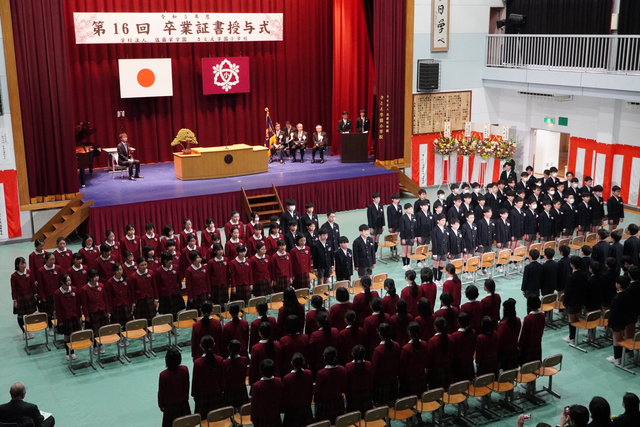 小学校卒業式用
青色花柄着物と深緑袴セット Catherine Cottage 超目玉セール｜袴 小学校卒業式 女子 送料