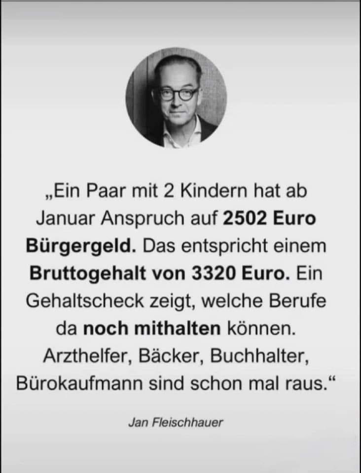 Ist das so?
#Bürgergeld