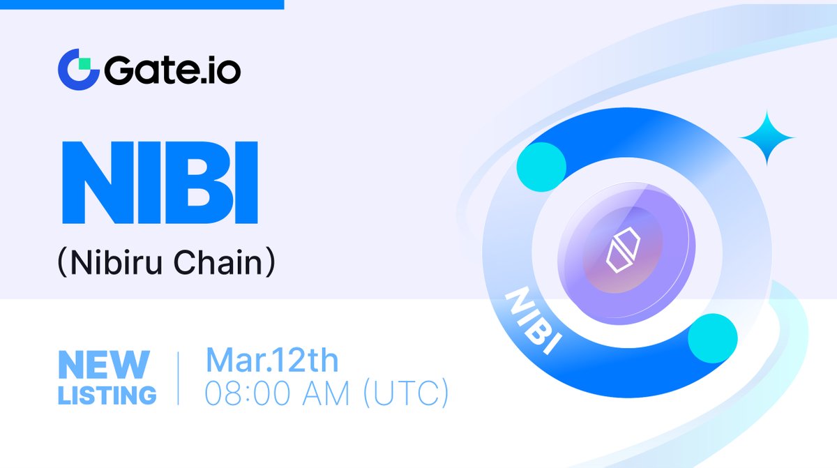 Gate_Launch's tweet image. 🔔#Gateio New Listing: $NIBI @NibiruChain

⏰Trading Starts: 08:00 AM on March 12th (UTC), 2024

📈Trade Here: gate.io/trade/NIBI_USDT

#NewListing #GateioStartup #Launchpad