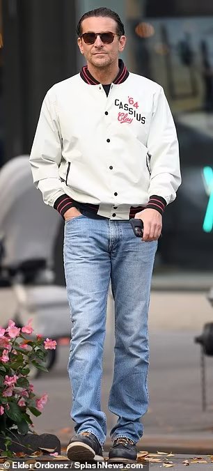 philthy2x's tweet image. Can somebody please help me find the #cassiusclay jacket #BradleyCooper wore on #AbbotElementary #jacket #fashion #stylest #dope