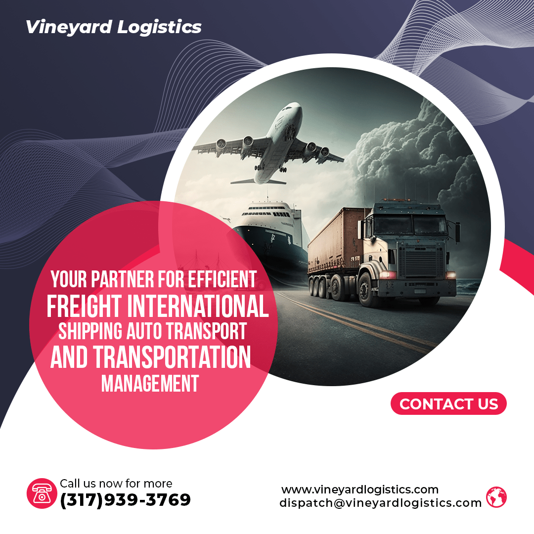 vinyardlogistic's tweet photo. Vineyard Logistics - Your Partner For Efficient Freight, International Shipping, Auto Transport, And Transportation Management

https://t.co/g6RYAJFkae

#vineyardlogistics #supplychain #fulltruckload #fulltruckloadfreightservices https://t.co/YbMZxuWpNB