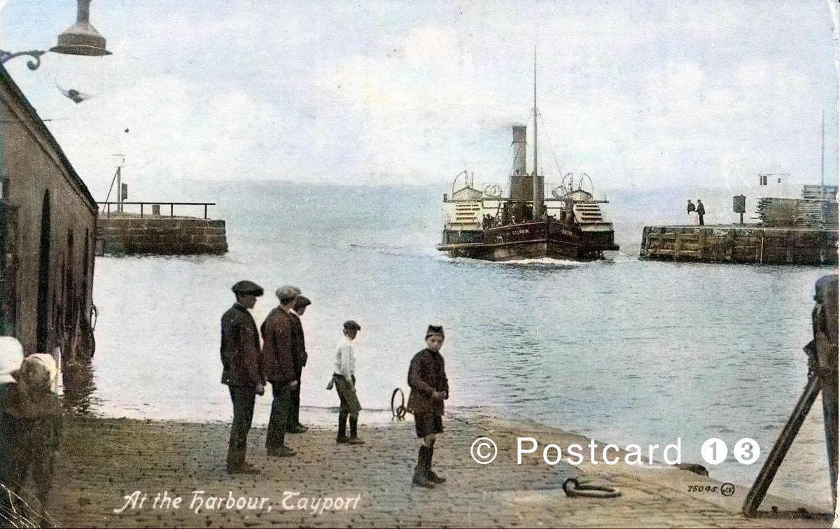 Tayport to Broughty Ferry
Good to read in the press about the proposal to reestablish the ferry boat running between Tayport harbour and Broughty Ferry, just like the old ferry link shown in these old postcards, service to start at Easter

#postcard

#Tayport

#BroughtyFerry