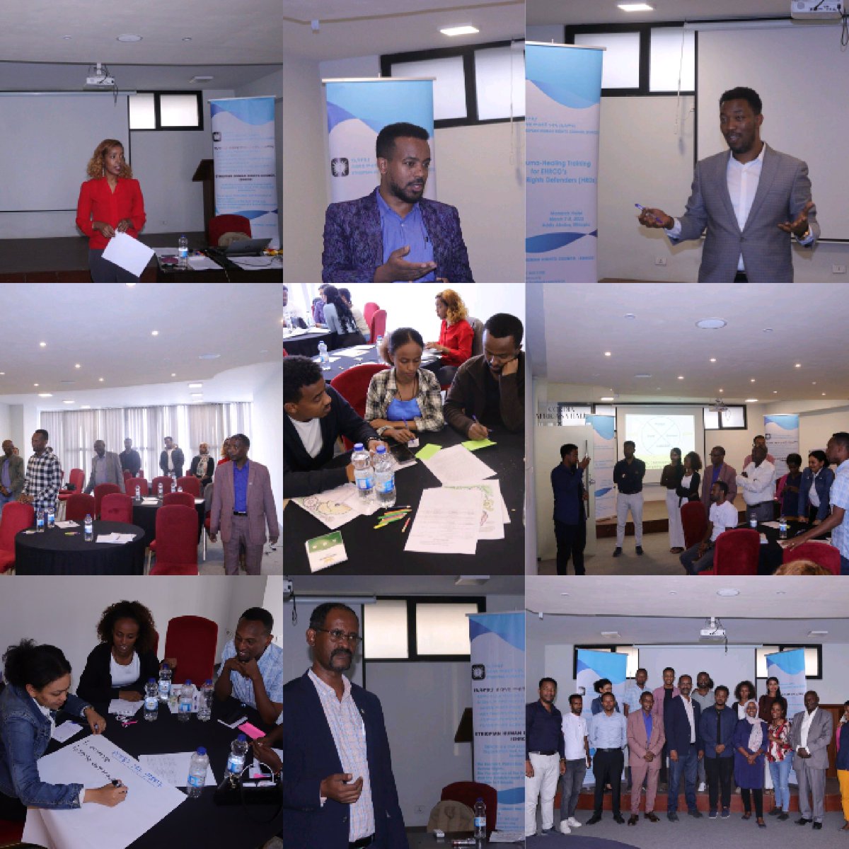 On March 07 and 08, 2024, the Ethiopian Human Rights Council (EHRCO) has successfully completed the trauma healing training it has been giving to the organization's human rights defenders/experts for two consecutive days in Addis Ababa.