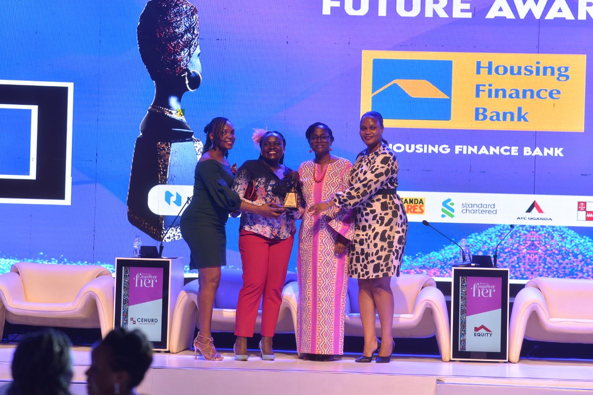 housingfinanceU's tweet photo. We recently received two Awards at the inaugural Empower Her Awards event, organized by Nation Media Group-Uganda, which honored organizations that have instituted structures and programs to promote gender equality in the workplace.

The Empower Her Award recognized the Bank’s substantial representation of women within its management structure and decision-making processes, with women leaders constituting 50% of the teams at both the Board and Executive Management levels, and the entire staff complement. Additionally, the Woman of the Future Award recognizes the Bank’s impactful initiatives that advance gender balance in the workplace.

These Awards are a significant step forward for the Bank’s diversity and inclusion agenda after winning the Gold Award on the UNDP Gender Equality Seal Programme last year.

#WeMakeItEasy