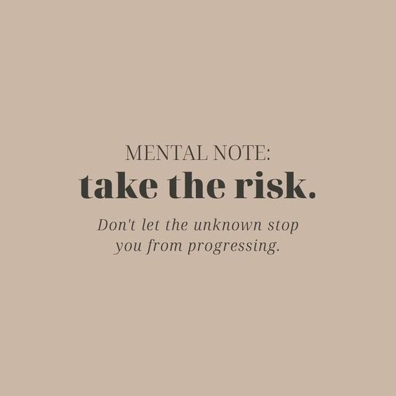 Embrace the unknown, make that leap, and take the risk! 🚀#anxiety #mentalhealth #emotionalwellbeing #stress #selfcare #mentalhealthawareness #selfgrowth #selfcaretips #motivational #selfcompassion #selfworth #helpmentalhealth #supportmentalhealth #selfcarejourney #acceptyou