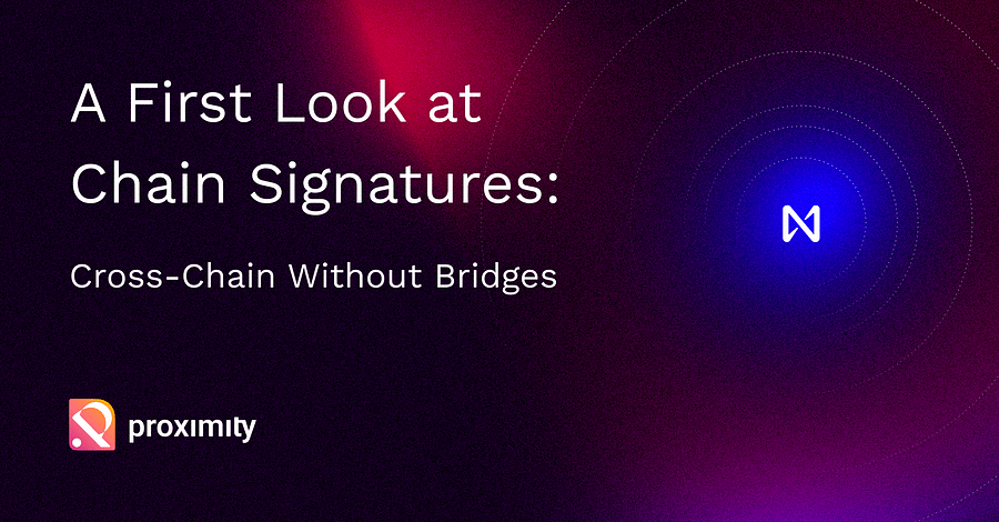 1/ Imagine swapping your staked $TIA with a Solana NFT.

Or buying an Ordinal on #Bitcoin with $USDC, entirely trustlessly and natively.

It all starts with Chain Signatures. A thread 🧵