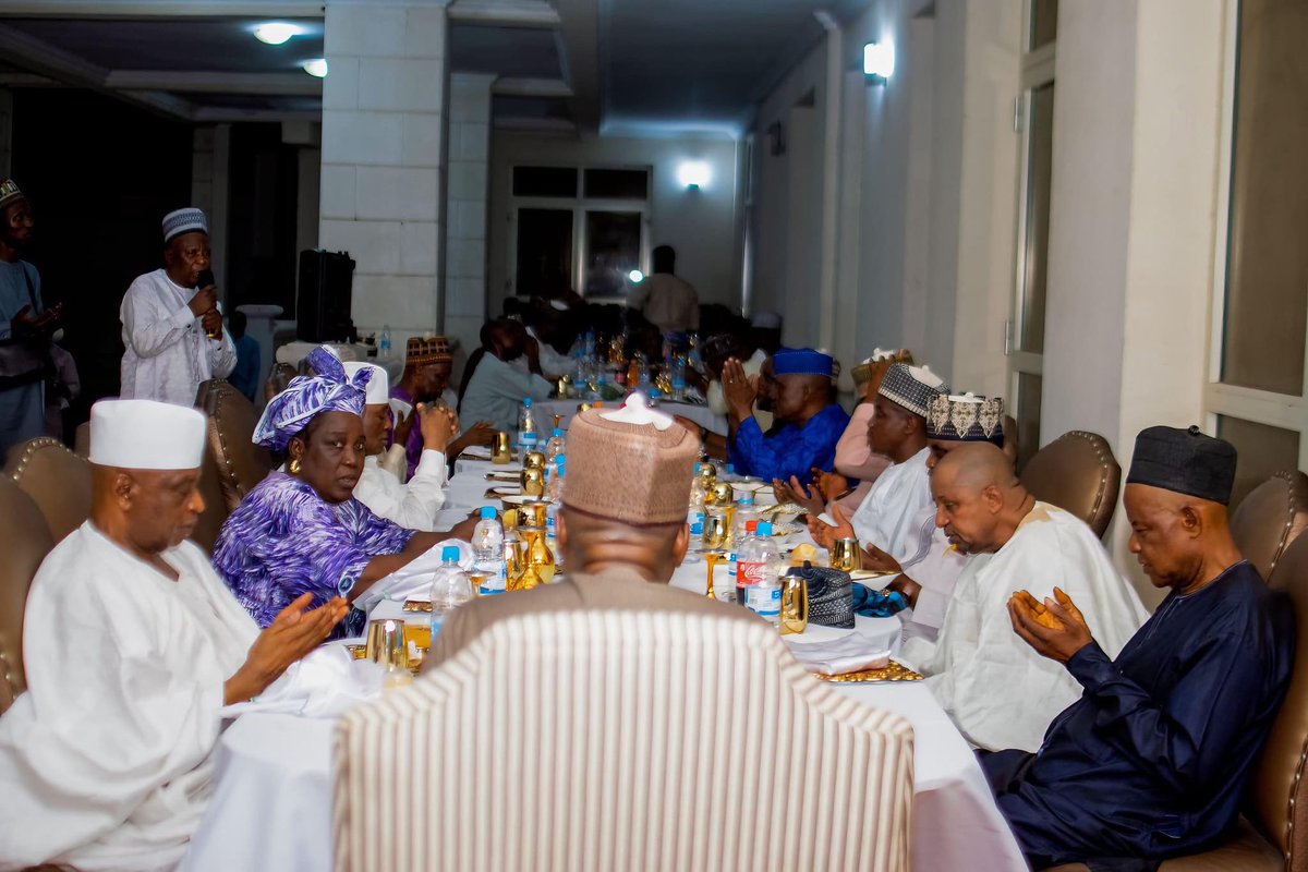 It's always great to be back at home in Ilorin. Keeping with tradition, last night, I was honoured to host my friends and associates at my home for Iftar.